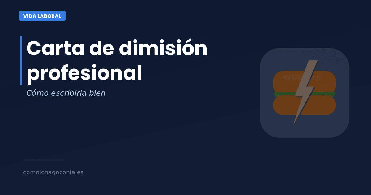 Cómo Escribir una Carta de Dimisión Profesional con IA