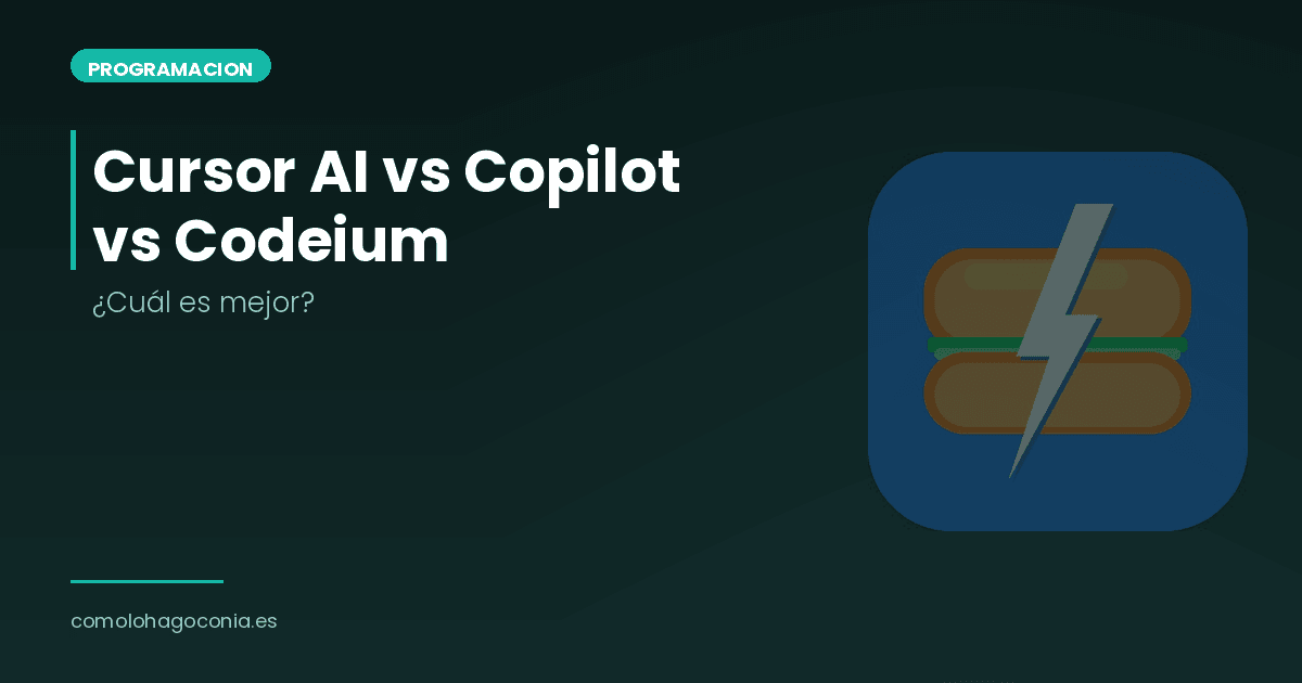 Cursor AI vs Copilot vs Codeium: Cuál Elegir